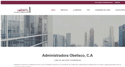 Desktop Screenshot of consorcio-obelisco.com