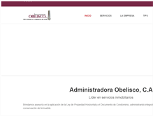 Tablet Screenshot of consorcio-obelisco.com